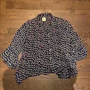 Silk pattern top